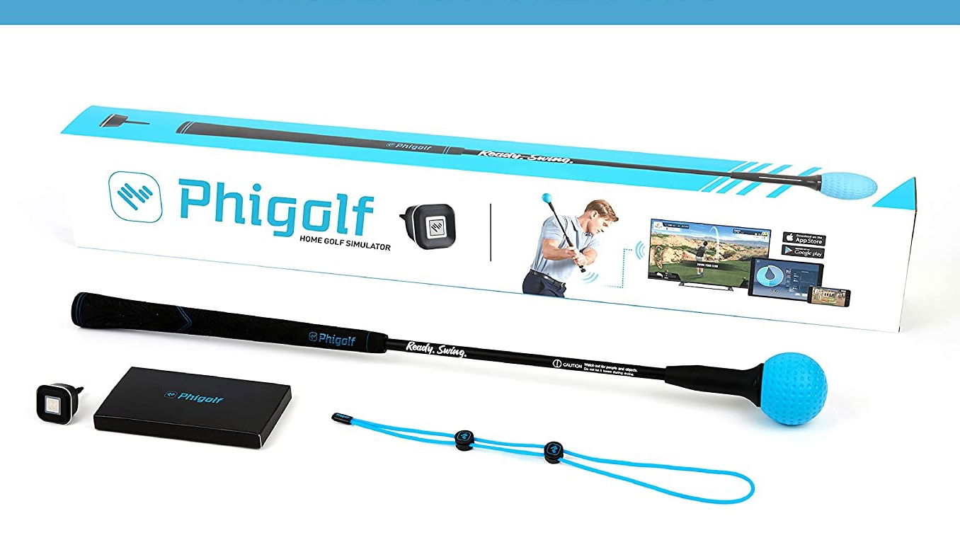 Meet the world's first 3-IN-1 HOME GOLF SIMULATOR called PHIGOLF
